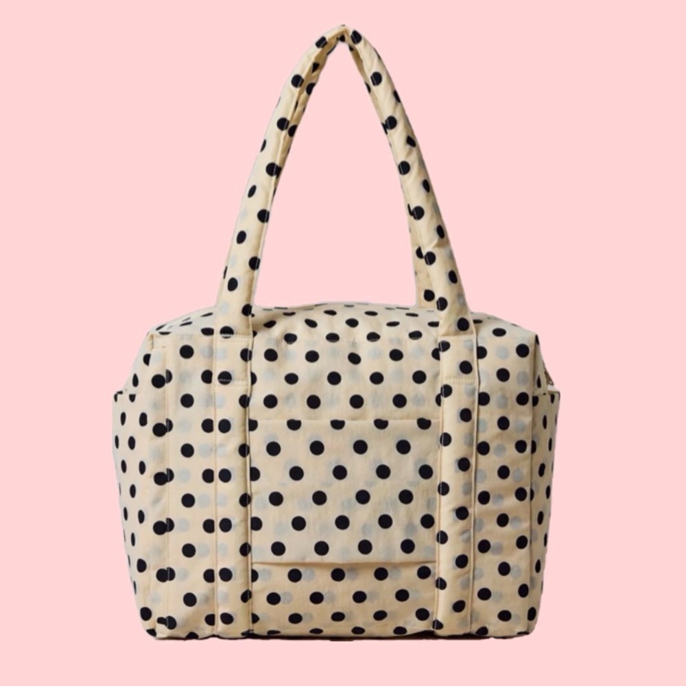 NWT Baggu UO Polka Dot Small Cloud Carry On Bag
